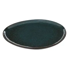 طبق طعام خزف حجري إس جي جيلينج (أخضر، 27 × 2.1 سم)