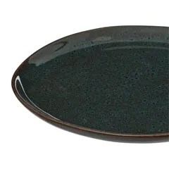 SG Jiling Stoneware Dessert Plate (20.8 x 1.9 cm, Green)