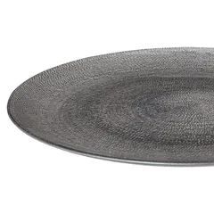 SG Aurore Glass Dinner Plate (28 x 1.4 cm, Gray)