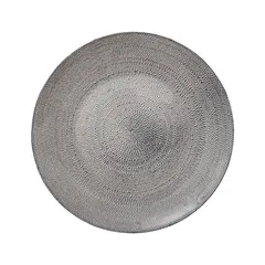 SG Aurore Glass Dessert Plate (21 x 1.4 cm, Gray)