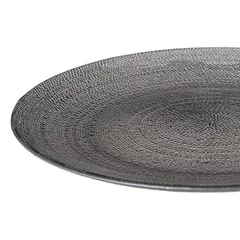 SG Aurore Glass Dessert Plate (21 x 1.4 cm, Gray)