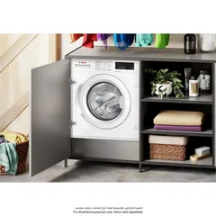 Bosch Serie 6 Built-In 8 Kg Front Load Washing Machine, WIW24561GC (1200 rpm)