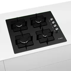 Bosch Serie 2 Built-In 4-Burner Gas Hob, POP6C6O12M