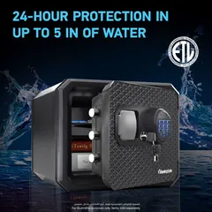 Sentry Fireproof & Waterproof Digital Safe W/Master Lock Technology (0.023 cu.m.)