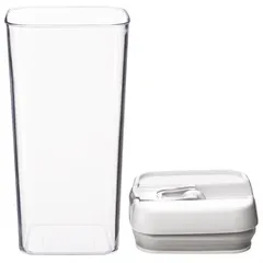 5Five Plastic Food Container (1.2 L, Clear)