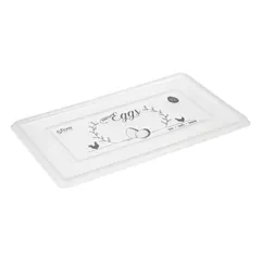 5Five Plastic 12-Slot Egg Box (23.9 x 14.7 x 8.5 cm, Clear)