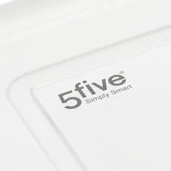 5Five Plastic 12-Slot Egg Box (23.9 x 14.7 x 8.5 cm, Clear)
