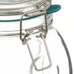 5Five Glass Food Storage Jar (2 L, Clear)
