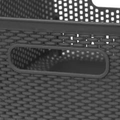 سلة تخزين بلاستيكية 5فايف (4 لتر، أسود فحمي)