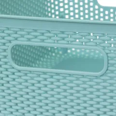 سلة تخزين بلاستيكية 5فايف (4 لتر، أزرق سماوي)