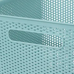 سلة تخزين بلاستيكية 5فايف (19 لتر، أزرق سماوي)