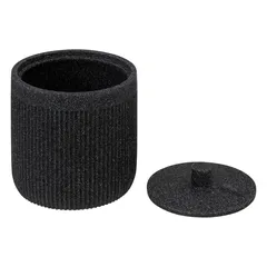 5Five Onyx Polyresin Cotton Holder (9.9 x 12 cm, Slate)