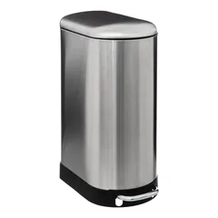 5Five Ariane Slim Stainless Steel Pedal Bin (30 L, Inox)