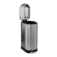 5Five Ariane Slim Stainless Steel Pedal Bin (30 L, Inox)