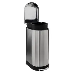 5Five Ariane Slim Stainless Steel Pedal Bin (30 L, Inox)