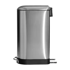 5Five Ariane Slim Stainless Steel Pedal Bin (30 L, Inox)