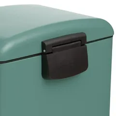 5Five Ariane Metal Pedal Bin (30 L, Green)