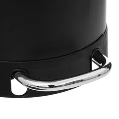 5Five Ariane Slim Metal Pedal Bin (30 L, Black)