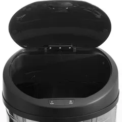 5Five Battery-Operated Sensor Dust Bin (57 L, Silver)