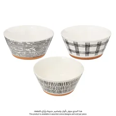 SG New Bone China Bowl (Assorted colors/designs, 450 ml)