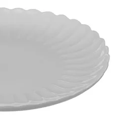 SG Romy Porcelain Dinner Plate (26.6 x 3.3 cm, White)
