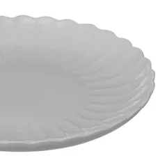 SG Romy Porcelain Dessert Plate (20.3 x 2.4 cm, White)