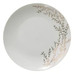 SG Rosewood Porcelain Dessert Plate (19 x 2 cm, White)