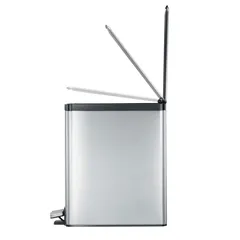 Eko Edison Slim Stainless Steel Step Bin (10 L)