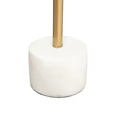 Atmosphera Marble & Metal Candle Holder (6 x 27 cm, Gold)