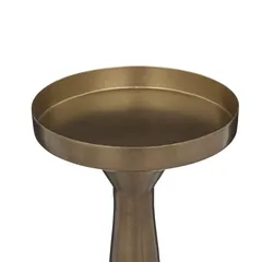 Atmosphera Metal Candle Holder (10.08 x 10.08 x 41.04 cm, Gold)