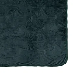 Atmosphera Polyester Blanket (125 x 1 x 150 cm, Green)