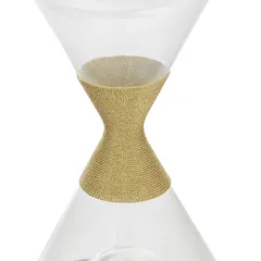 Atmosphera Glass Sand Timer (8 x 19.5 cm, Clear)