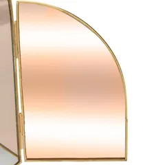 Atmosphera Folding Mirror (25.7 x 0.8 x 20.5 cm, Pink)