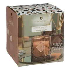 شمعة معطرة أتموسفيرا (كتان، 240 جرام)