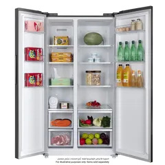 Hoover Side-by-Side Refrigerator, HSB-M682-S (682 L)