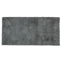 Polyester Teddy Charcoal & Poodle Shaggy Rug (140 x 66 cm)