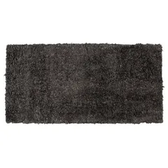Polyester Teddy Charcoal & Poodle Shaggy Rug (140 x 66 cm)