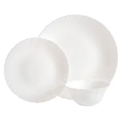 Opalware Dinner Set (12 Pc., White)