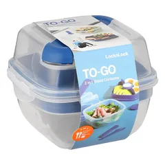 Lock & Lock To-Go Salad Container (950 ml, Blue)
