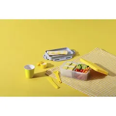 Lock & Lock To-Go Lunch Box (1 L, Yellow)