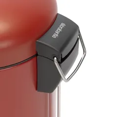 Brabantia Retro Pedal Bin (12 L, Deep Red)