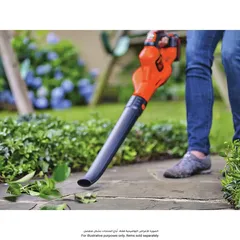 Black Decker Cordless Leaf Blower W Battery Charger GWC1820MEA1 GB 18 V