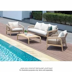 Cameo 5-Seater Acacia Wood & Rope Sofa Set