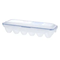 Lock & Lock 12-Slot Egg Dispenser (32 x 13 x 7.5 cm, Clear)