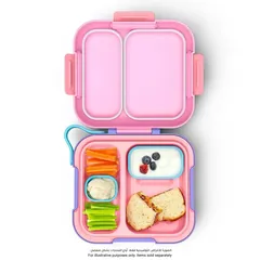 Zoku Neat Bento Box (23 x 6 x 21 cm, Pink)