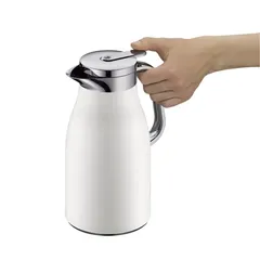 Alfi Skyline Stainless Steel Tea Flask (1 L, Coconut White)