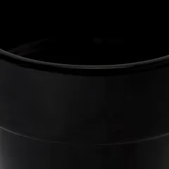 Terracotta Circular Plant Pot (11 x 9.5 cm, Black)