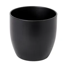 Ceramic Plant Pot (16.2 x 15 cm, Black)