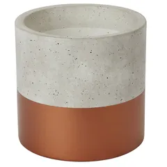 Dipped Concrete Plant Pot (14 x 13.5 cm, Copper)