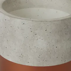 Dipped Concrete Plant Pot (14 x 13.5 cm, Copper)